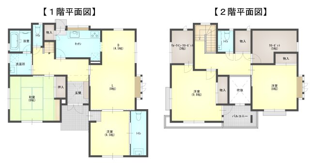 建物配置と駐車場の略図です。